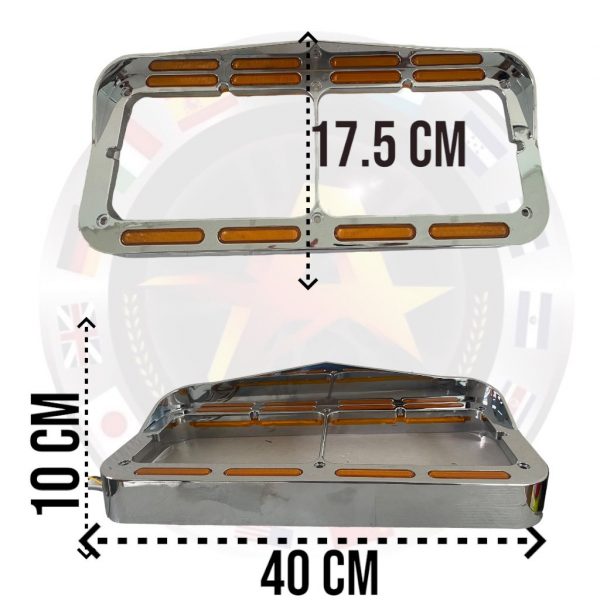 Bisel Cromado Con Luz Secuencial Para Kenworth - Image 2