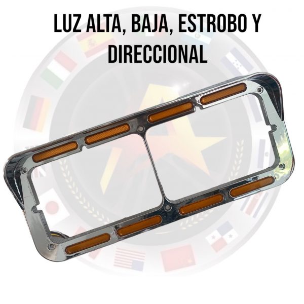 Bisel Cromado Con Luz Secuencial Para Kenworth - Image 3