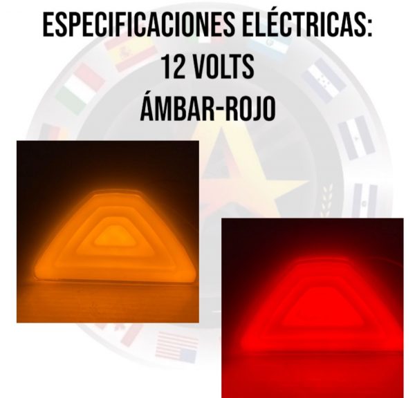 Stop Universal De Luz Gel 12v Ambar/rojo - Image 3