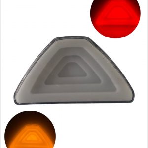 Stop Universal De Luz Gel 12v Ambar/rojo