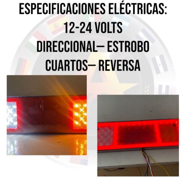 Calavera Para Nissan Estaquita De Led Con Plasma 2 Piezas - Image 4
