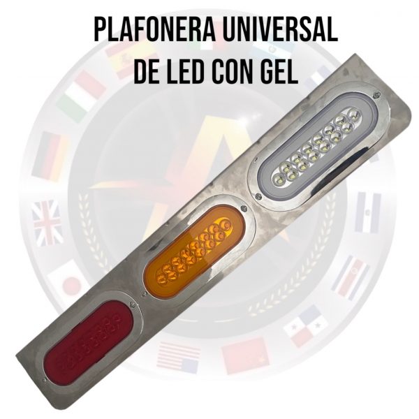 Plafonera Universal De Led Con Gel 2 Piezas - Image 2