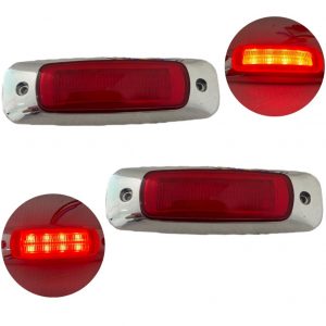 Plafon De Led Con Bisel Cromado 12-24v Precio Par
