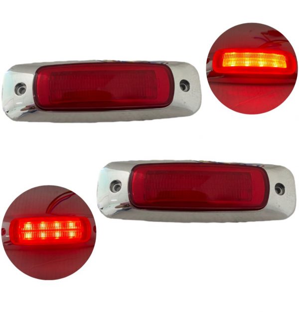 Plafon De Led Con Bisel Cromado 12-24v Precio Par