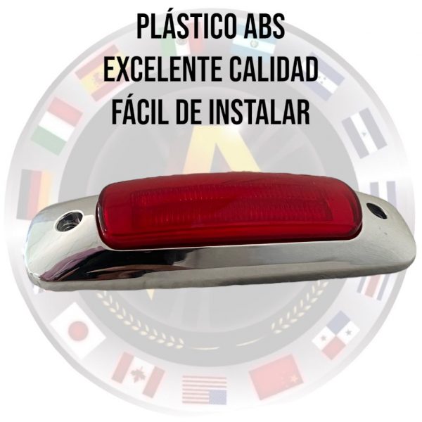 Plafon De Led Con Bisel Cromado 12-24v Precio Par - Image 3
