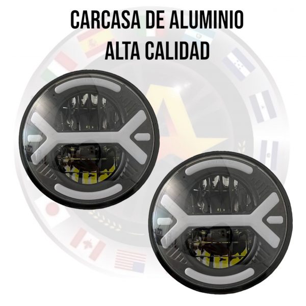Faro Unidad Redondo De Led Con Gel 9-30v - Image 2