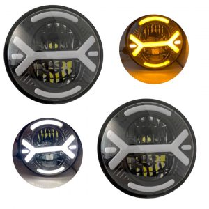 Faro Unidad Redondo De Led Con Gel 9-30v