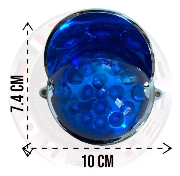 Plafón Universal De Led Con Visera Cromada 12/24 V - Image 6