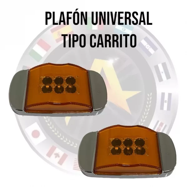 Plafón Tipo Carrito De Led Con Gel 12/24v Precio Par - Image 2