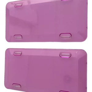 Cubre Placa De Acrílico Fiusha Universales 2 Pzs