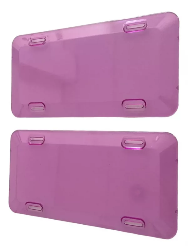 Cubre Placa De Acrílico Fiusha Universales 2 Pzs