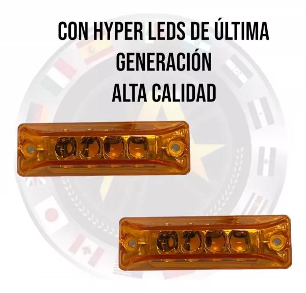 Plafón De Led Tipo Caja De Muerto 12v Precio Par - Image 3