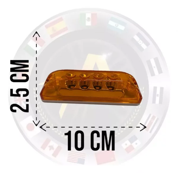 Plafón De Led Tipo Caja De Muerto 12v Precio Par - Image 5