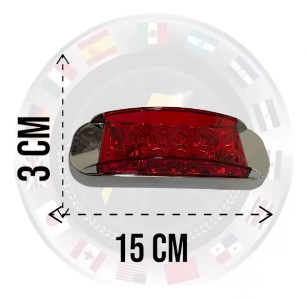 Plafón Rectangular Con Bisel Cromado De 16 Leds 12-24 V - Image 6