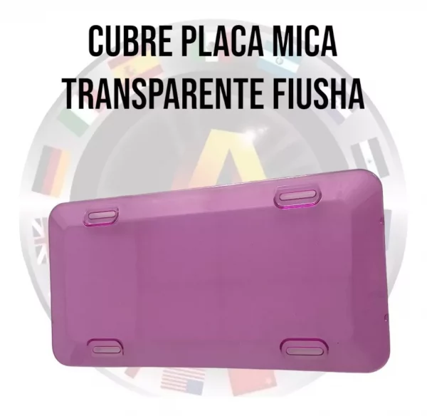 Cubre Placa De Acrílico Fiusha Universales 2 Pzs - Image 2