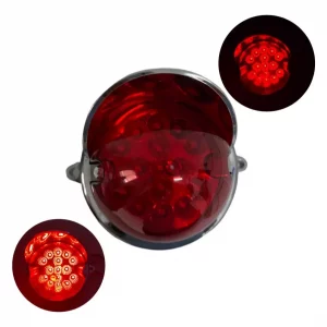 Plafón Universal De Led Con Visera Cromada 12/24 V