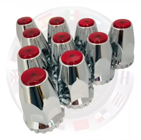 Capuchones Tuerca Unemon De Rosca Punta De Reflejante 10pz - Image 2