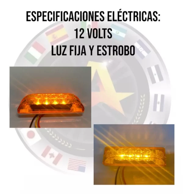 Plafón De Led Tipo Caja De Muerto 12v Precio Par - Image 4