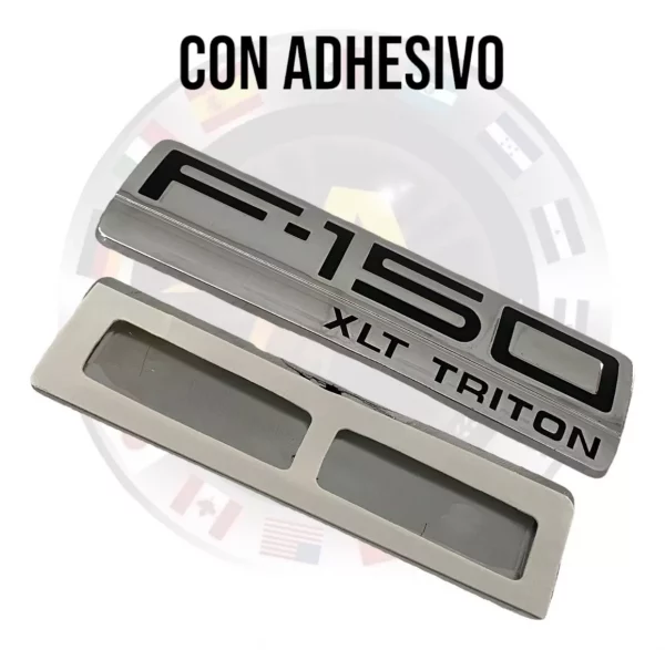 Emblema Cromado De F150 XLT Tritón - Image 4