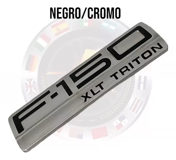 Emblema Cromado De F150 XLT Tritón - Image 3