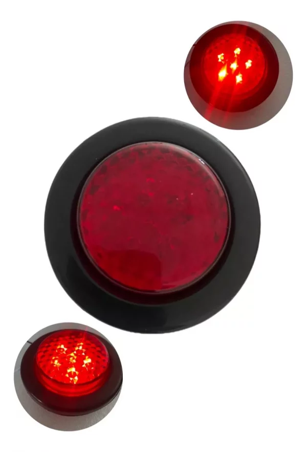 Plafon Redondo 2.5 Pulgadas Led Rojo