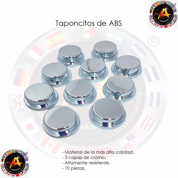 Cubre Tuerca Cromada Precio Por 10 Piezas - Image 3