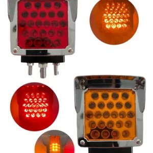 Direccional Cuadrada Con Luz Secuencial 12/24v