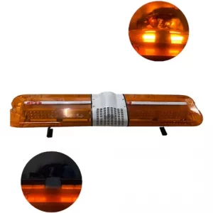 Torreta Ambar De 126 Leds 12-28 Watts Con 10 Funciones