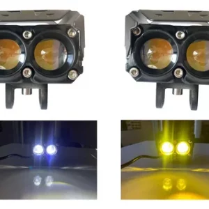 Faro De Halogeno Luz Fija Blanco-amarillo Par